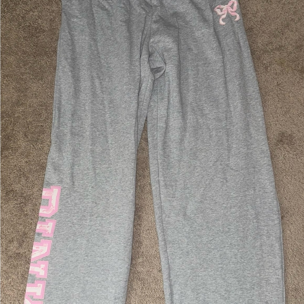 Limited Edition LoveShackFancy x PINK Wide Leg Sweatpants